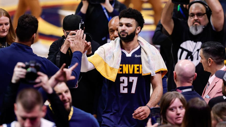 'Have any basketball questions?' Jamal Murray snaps at reporter for revisiting heat pack controversy during Wolves Game 2