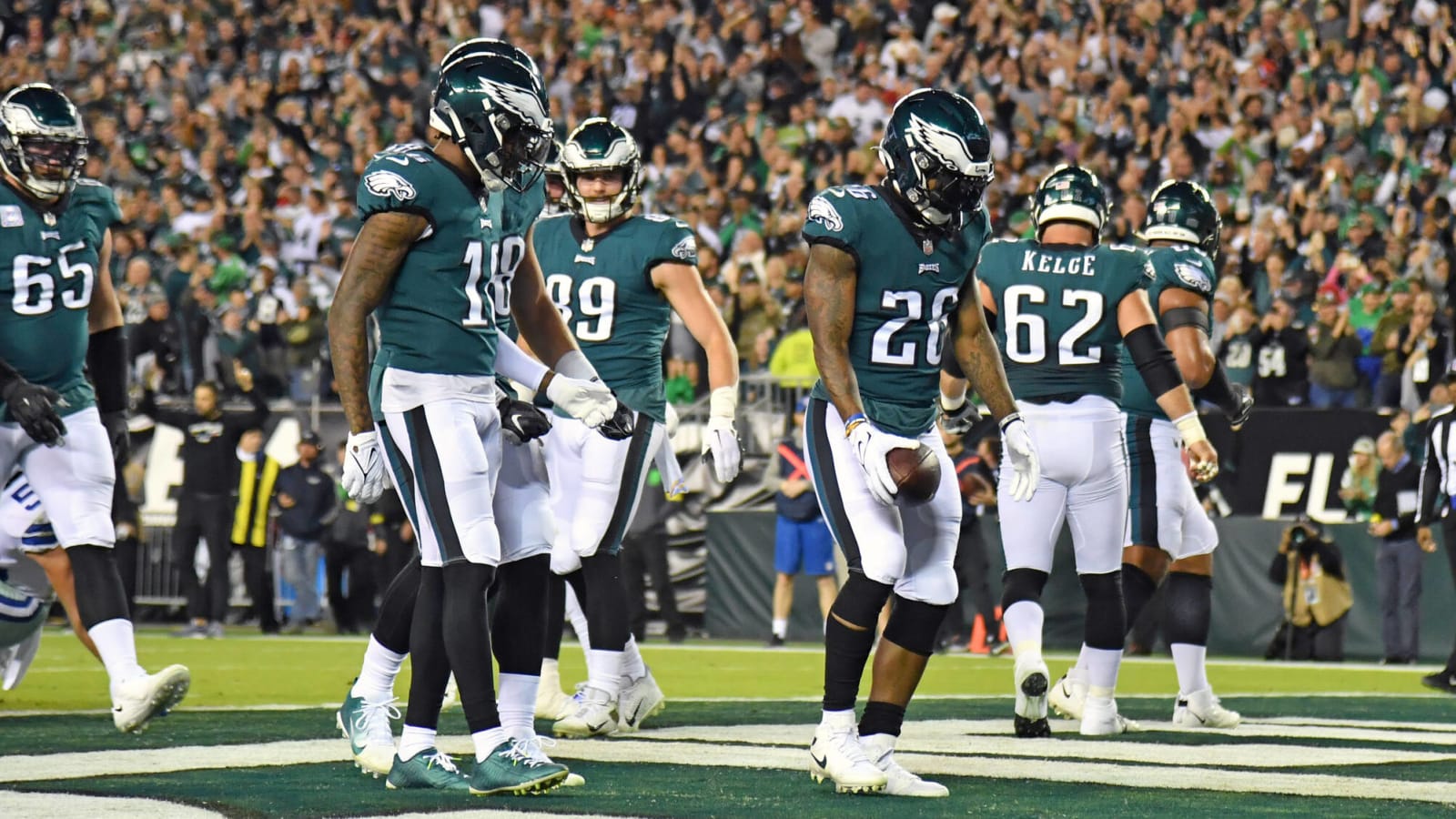 Watch: Eagles RB Miles Sanders does Glorilla dance after scoring TD