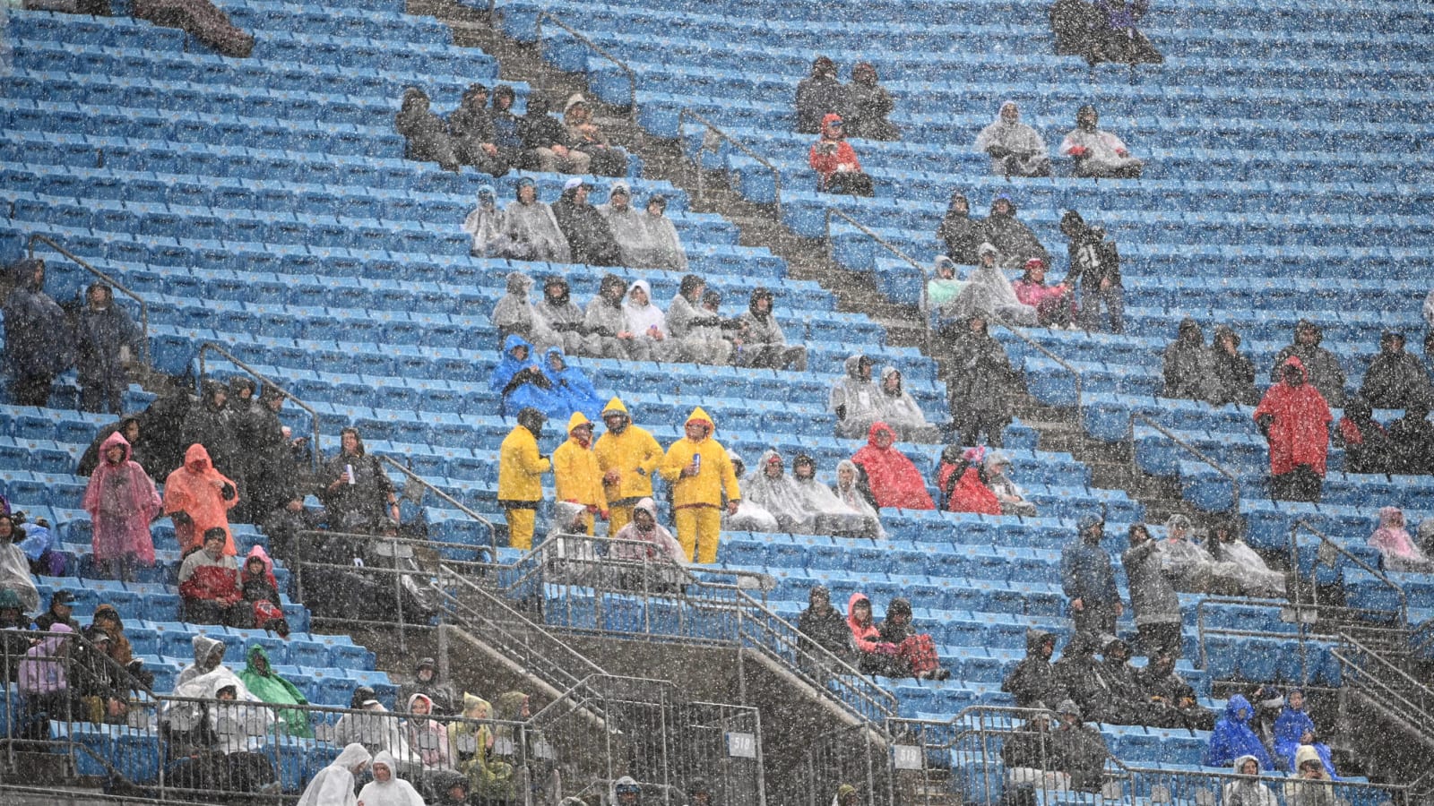 Embarrassingly small crowd watches Panthers upset