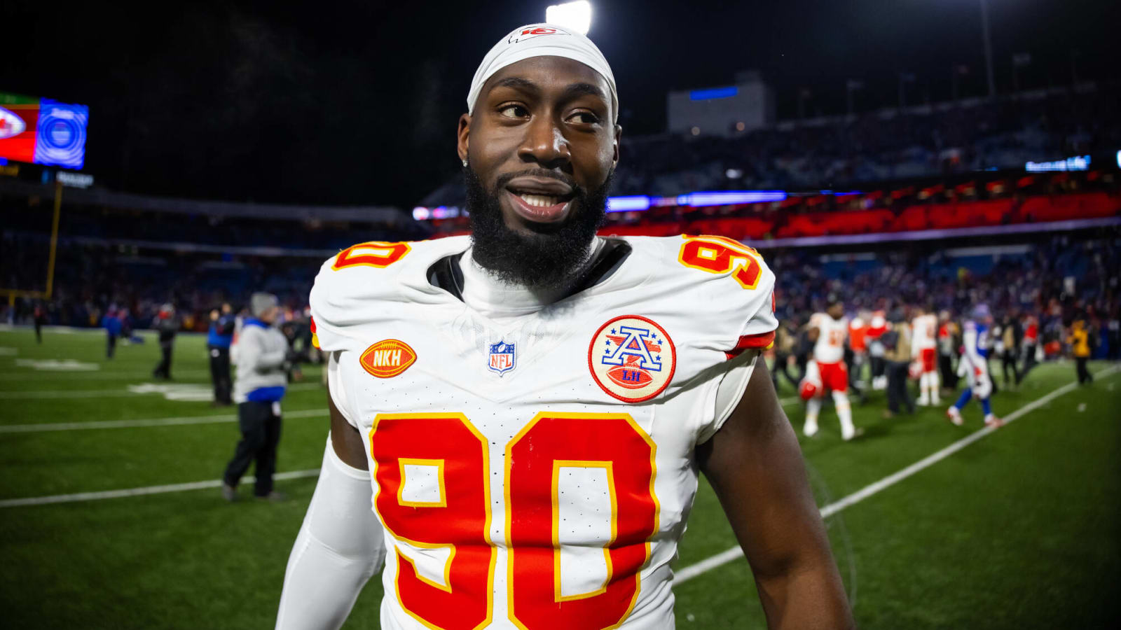 Chiefs DE Charles Omenihu leaves AFC Championship with knee injury