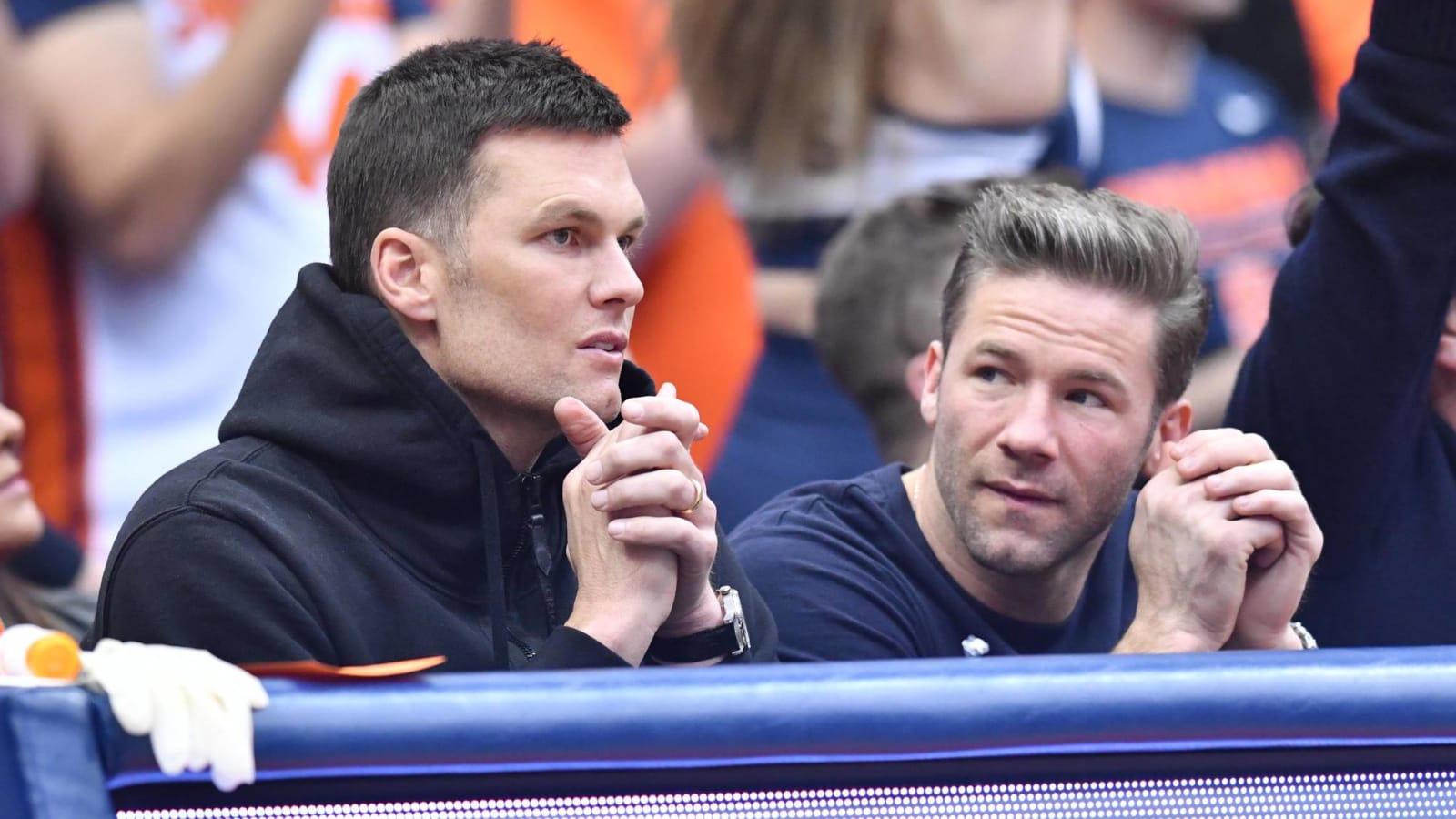 Tom Brady jokes about reunion with Julian Edelman