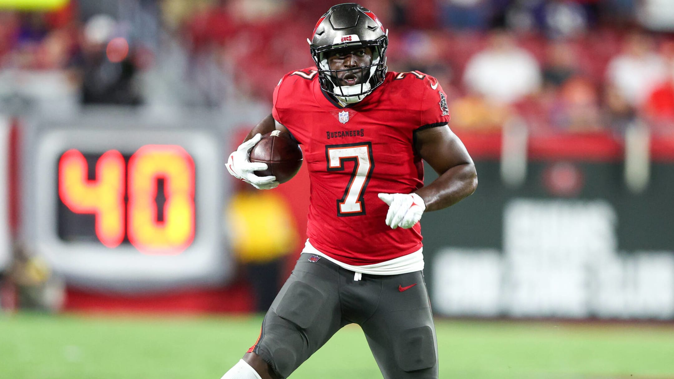 Tampa Bay Bucs Leonard Fournette visiting New England Patriots