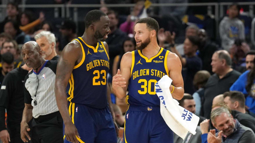 Watch: Ejected Green greets Curry after Warriors’ win over Magic