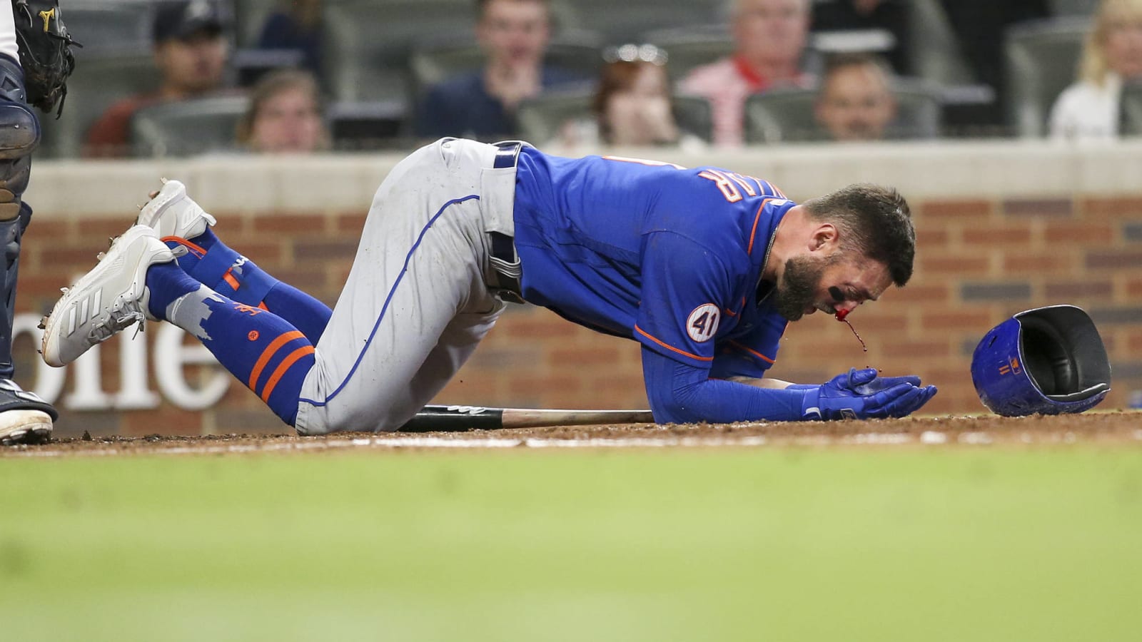 Mets' Pillar has multiple nasal fractures after hit by pitch