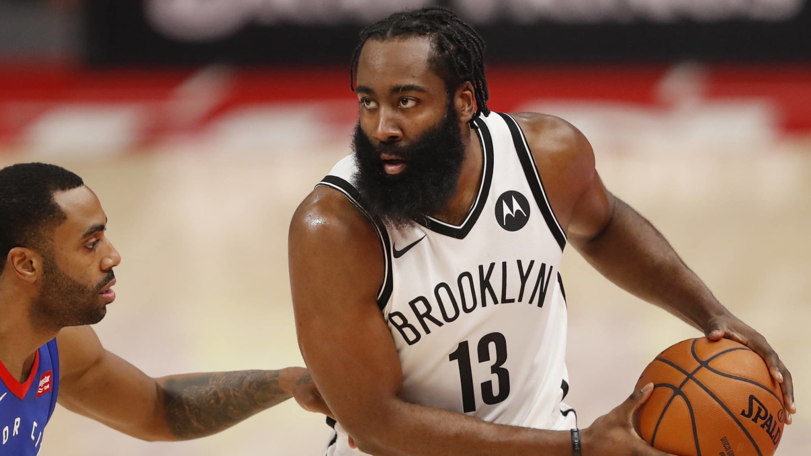 Nets' Jordan downplays sideline argument with Harden