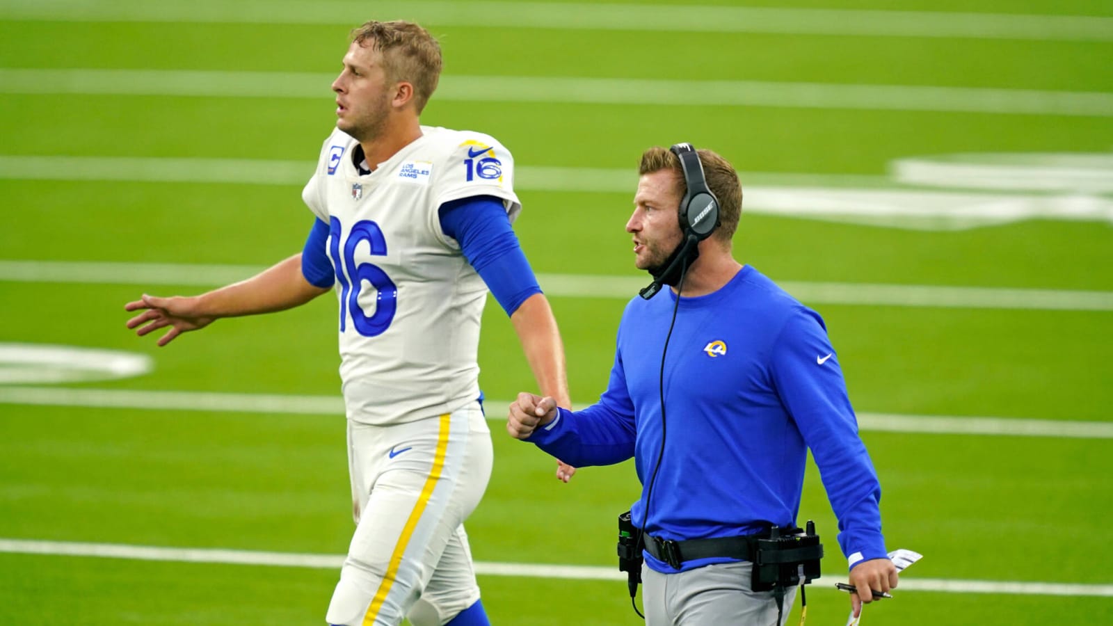 Sean McVay repeats regrets about Jared Goff