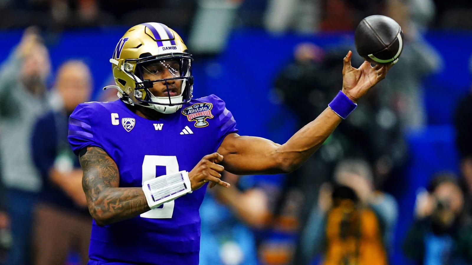 Watch Michael Penix Jr. throws second TD to give Washington secondhalf lead Yardbarker