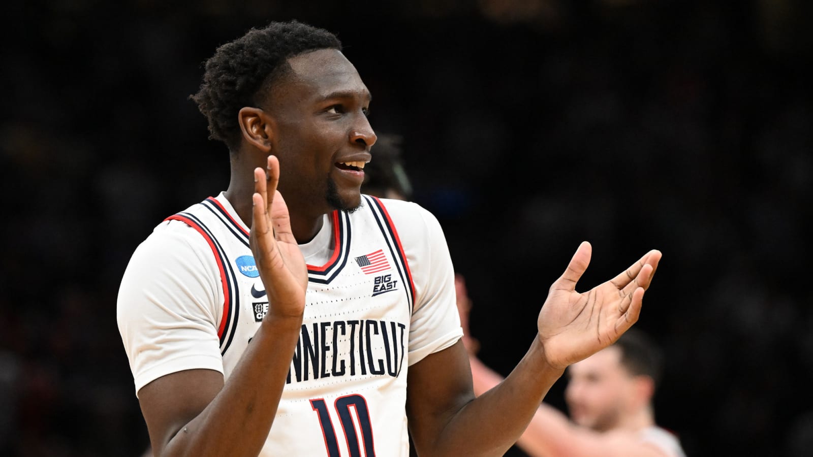 Watch: UConn's Diarra drills deep three before halftime vs. Florida