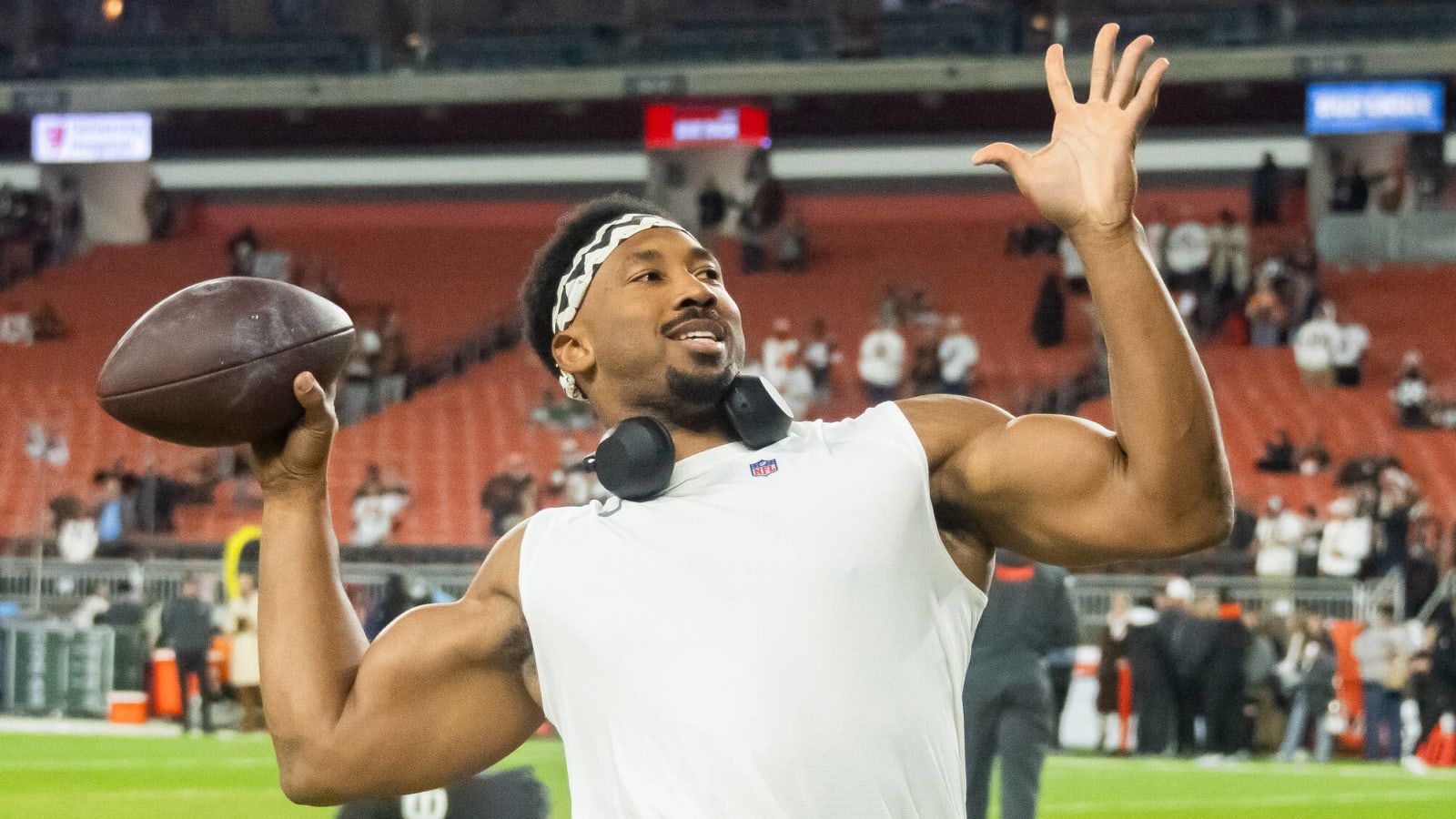 Browns' Myles Garrett shares lofty goal ahead of playoffs