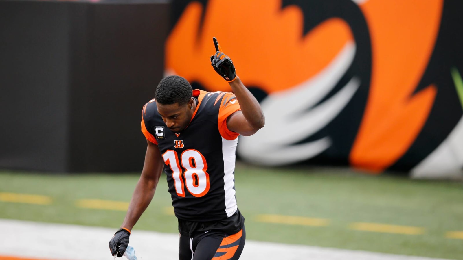 Where does WR A.J. Green rank in Bengals history?