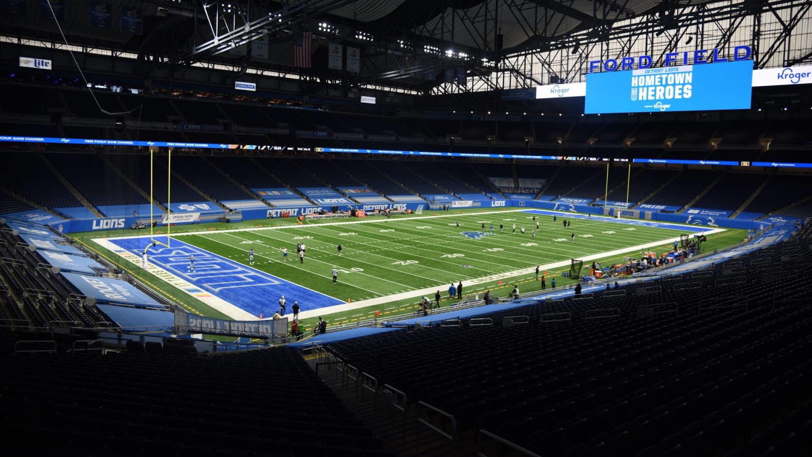 Lions won't allow fans for Thanksgiving game vs. Texans