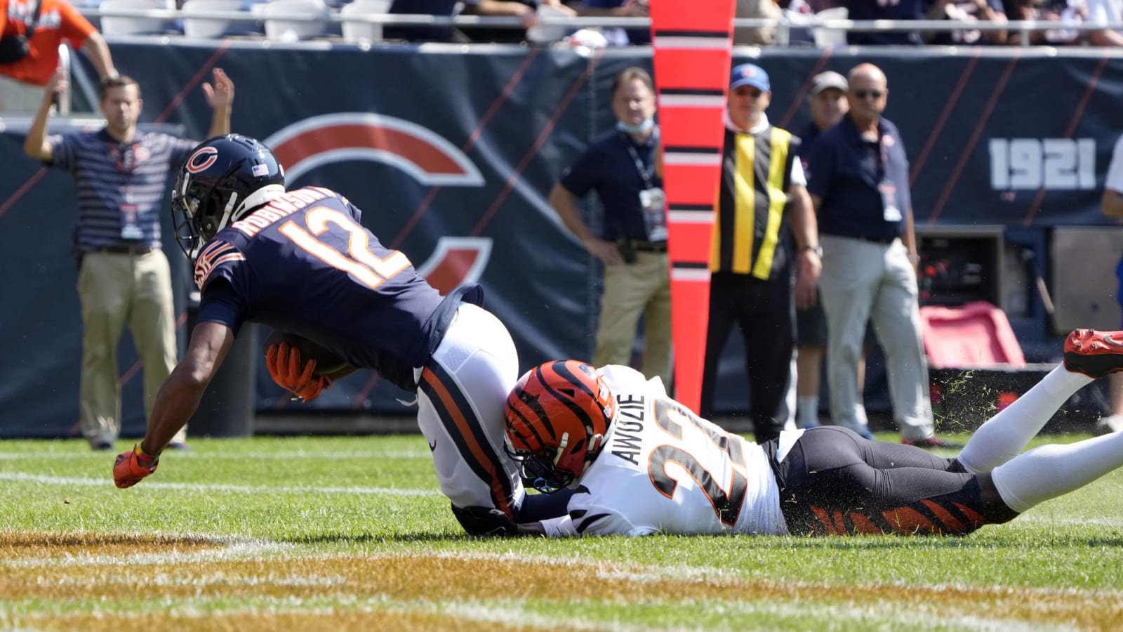 Watch: Andy Dalton connects with Allen Robinson for opening-drive TD