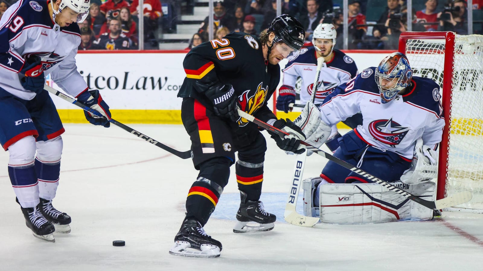 Flames gun-shy in loss to Columbus