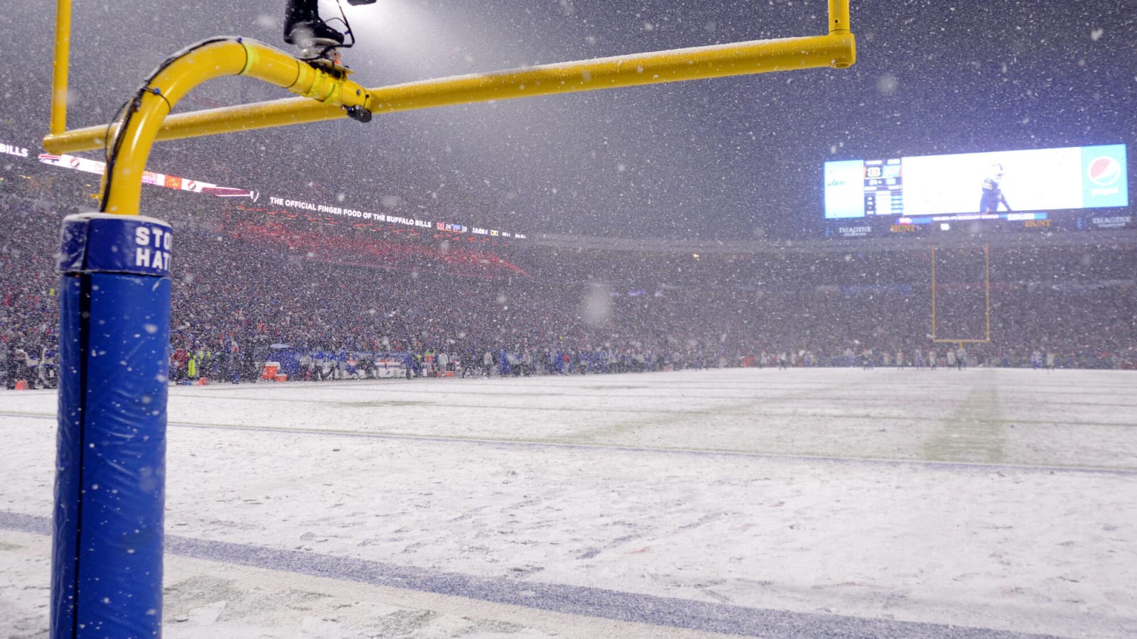 Watch: Bills share footage of snowpocalypse hammering stadium