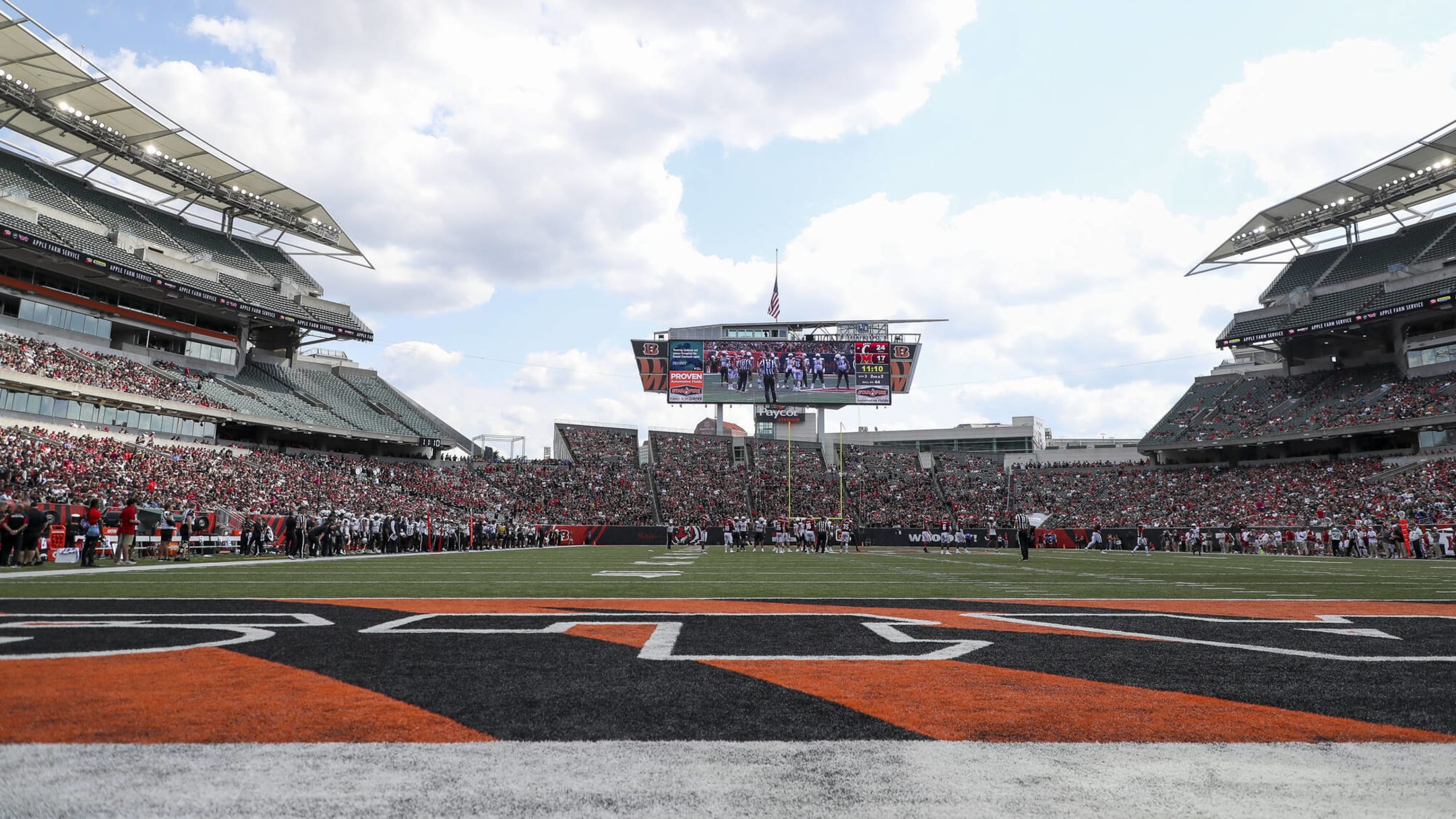 Cincinnati Bengals: master plan of proposed Paul Brown Stadium renovation