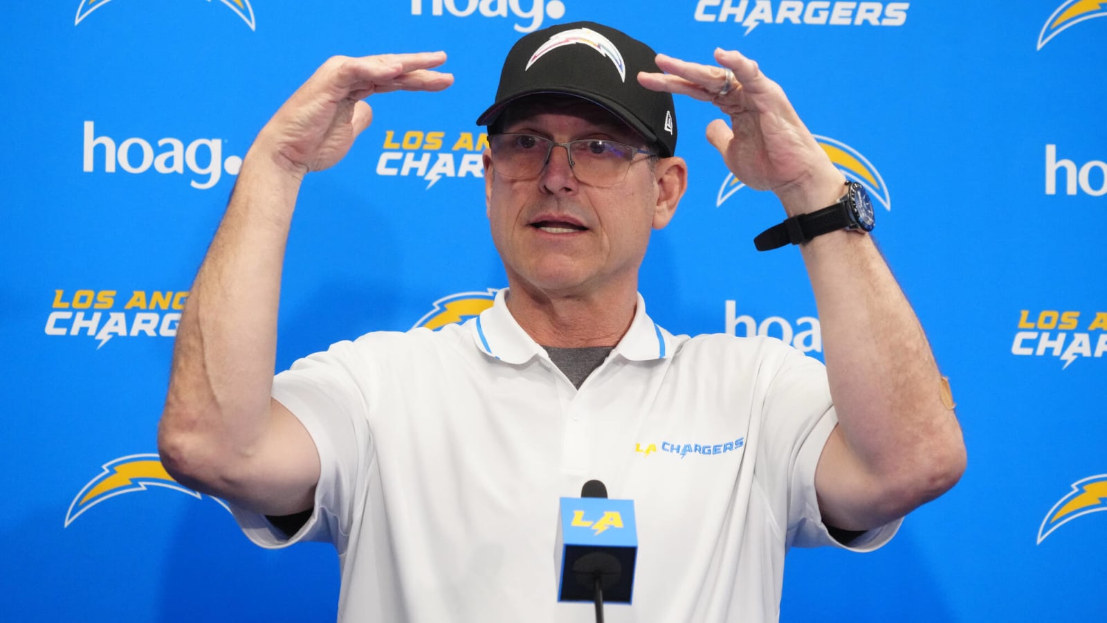 Chargers HC Jim Harbaugh delivers offseason's most locked-in quote