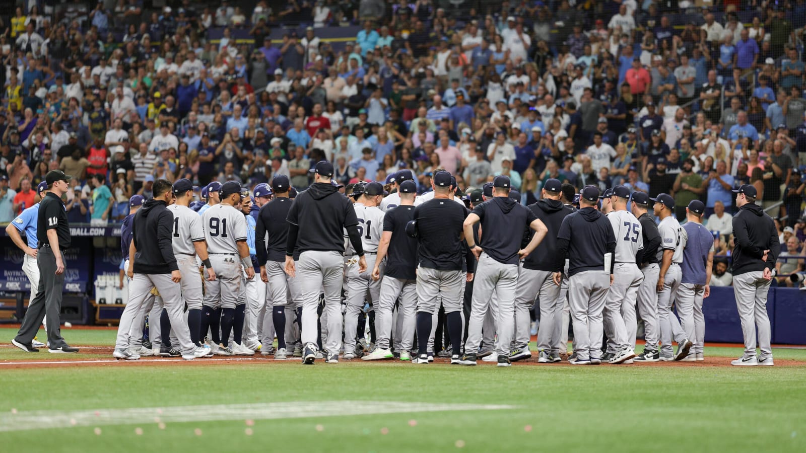 Yankees-Rays ignite two bench-clearing moments