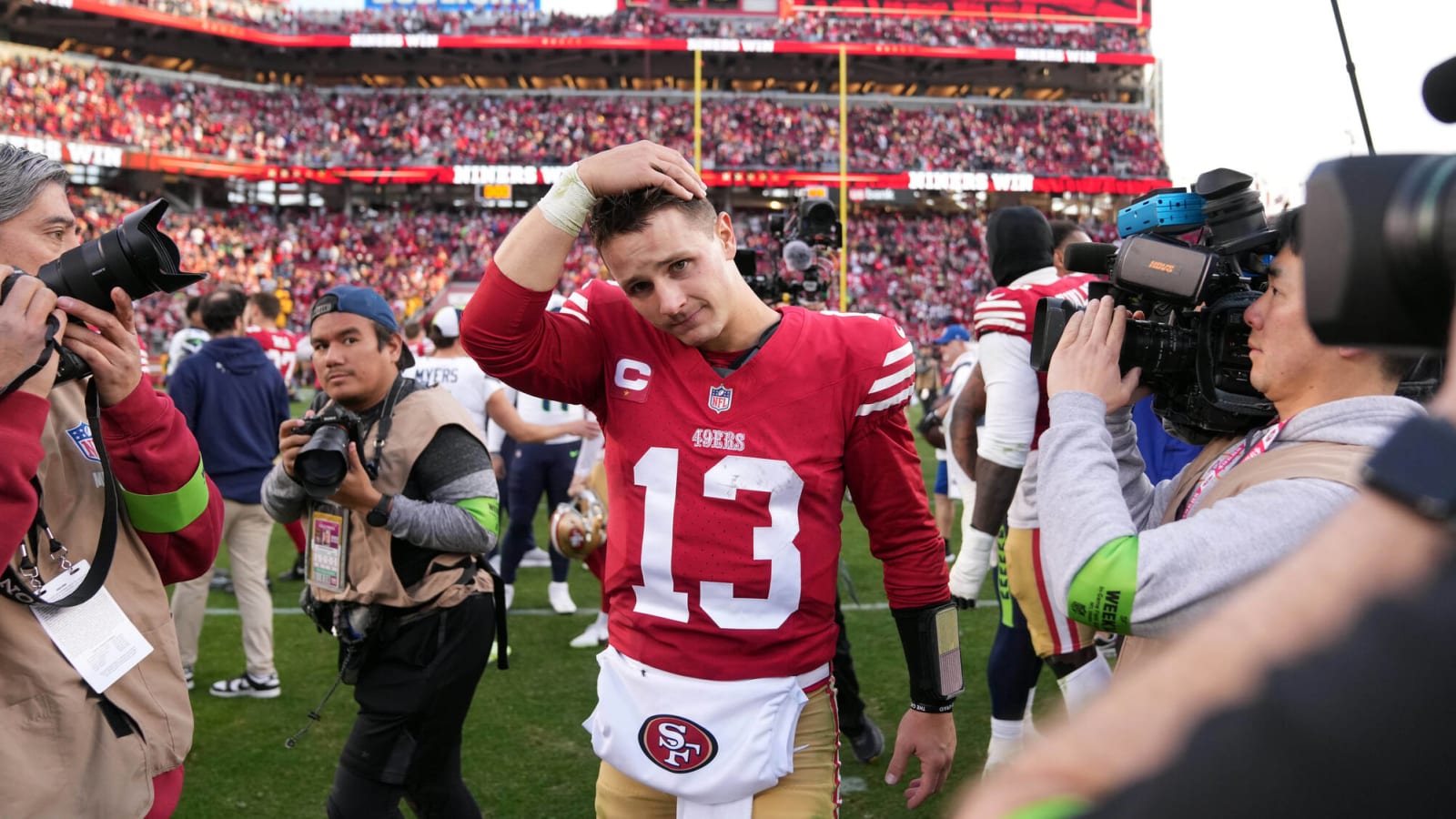 49ers QB Brock Purdy was asked if he&#39;s a 'game manager'