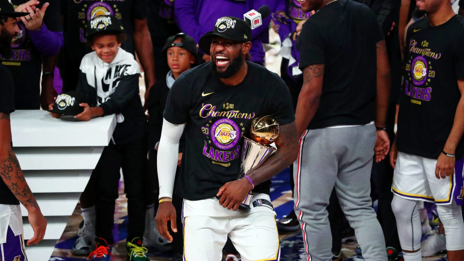 LeBron James 👑 on Instagram: “Will LeBron James add any more 🏆 to the trophy  case? 🤷🏾‍♂️”
