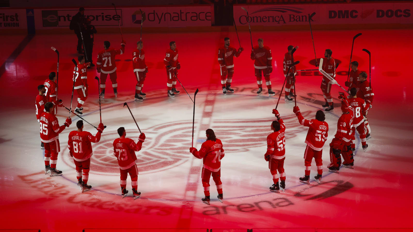 Red Wings push back puck drop of opener due to Tigers' playoff game