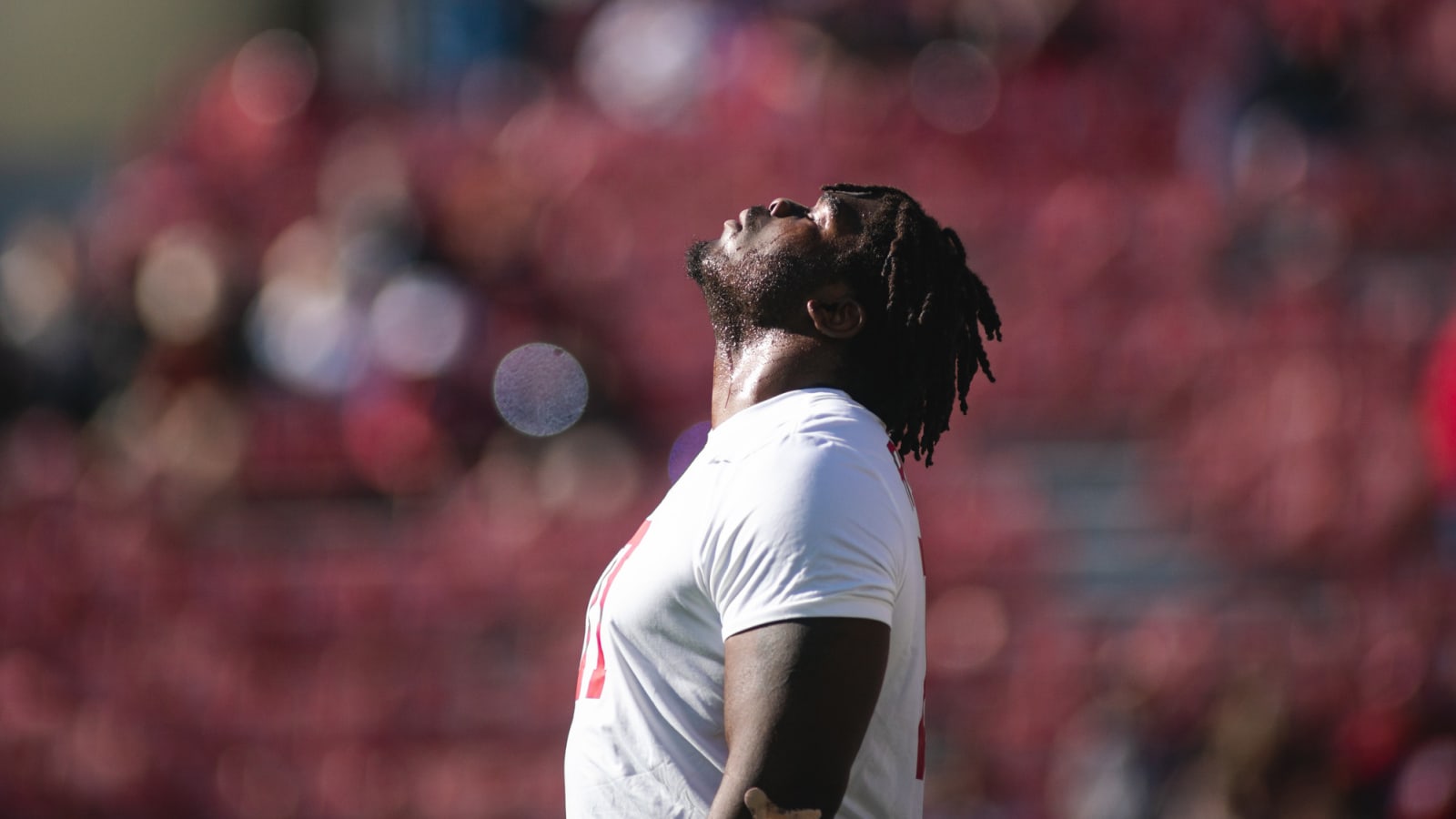 Jaeden Roberts settling in playing alongside possible starting tackle