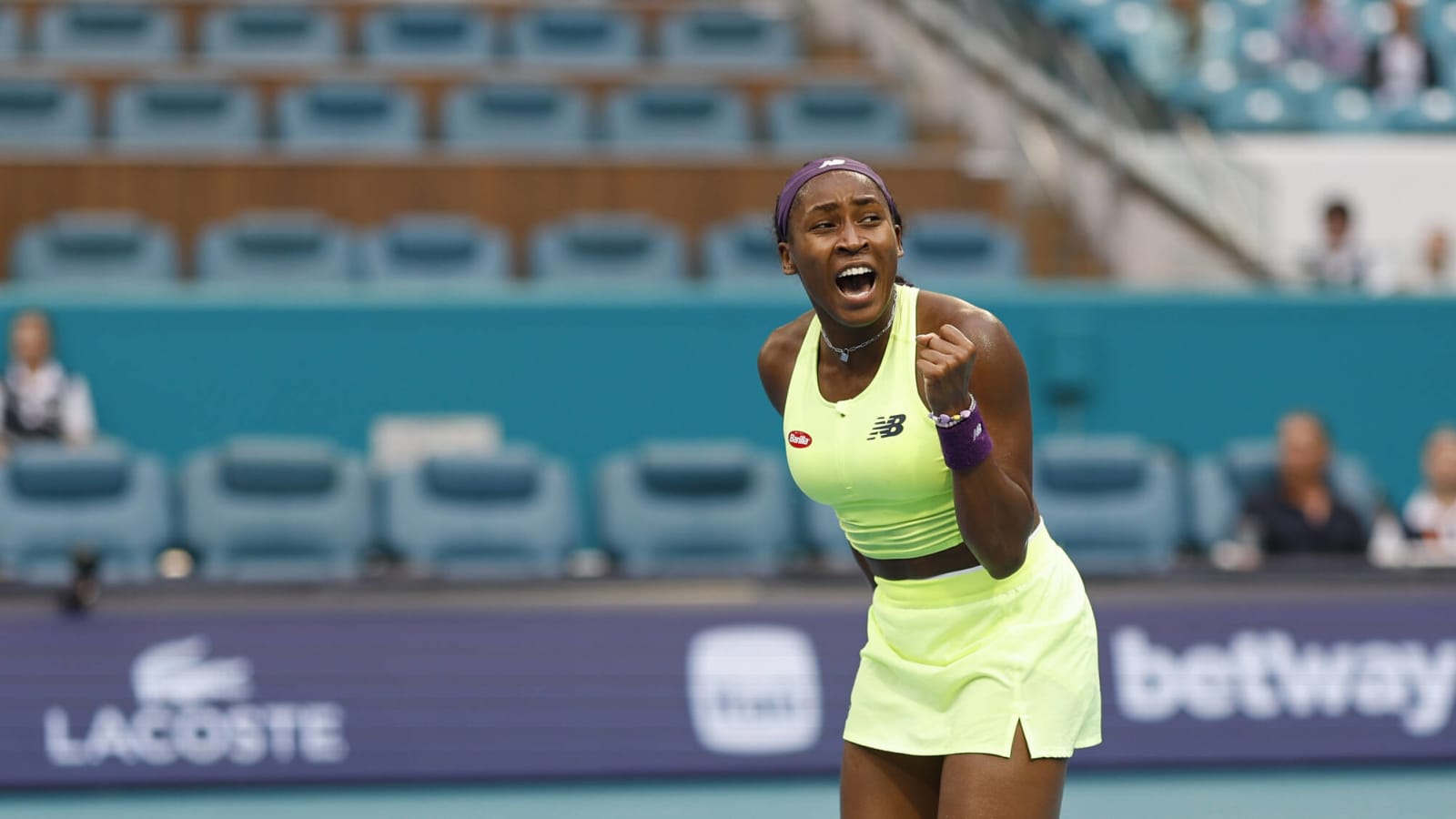 Watch: Coco Gauff carries the Delray Beach tennis courts from her childhood with a genius tribute in Miami