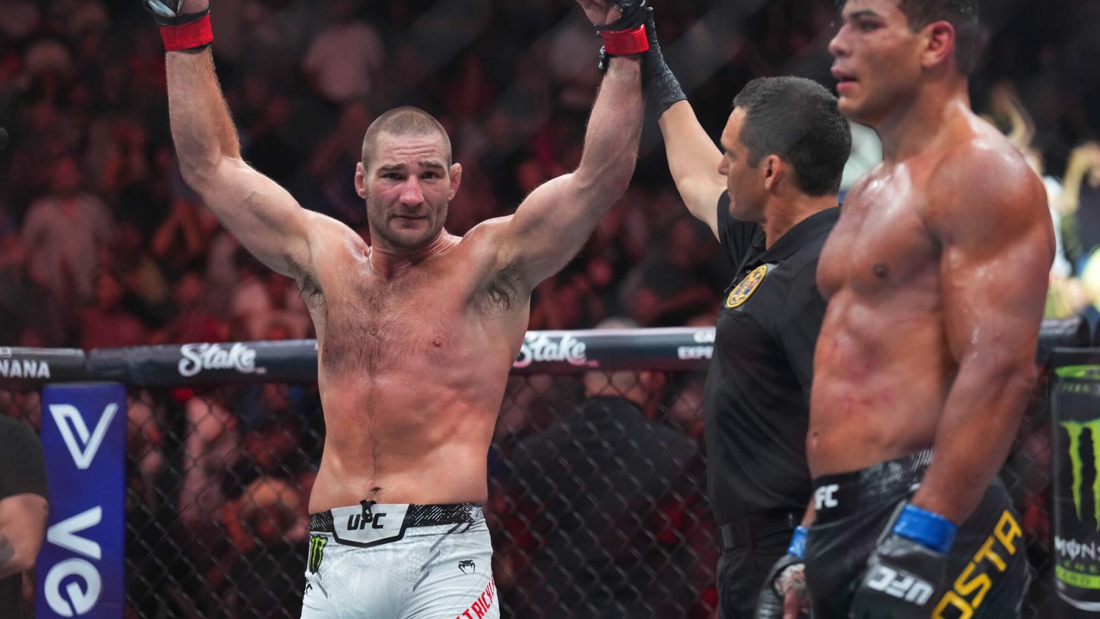 UFC fighters react to Sean Strickland&#39;s broken nose, Dricus Du Plessis win