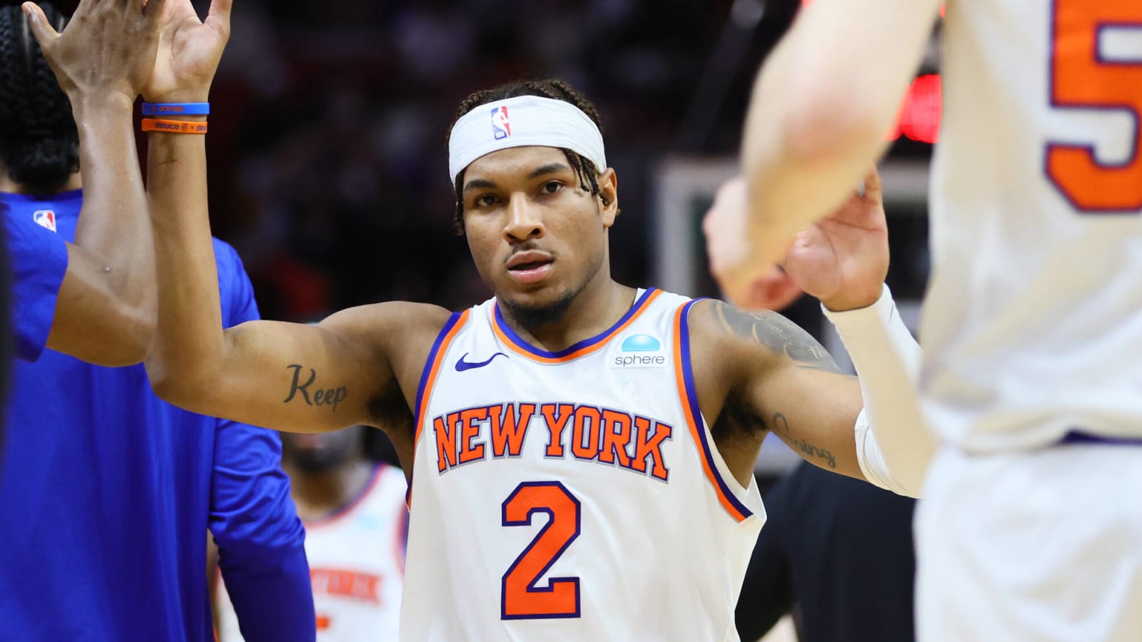 Knicks guard Miles McBride pays off new deal with playoff performance