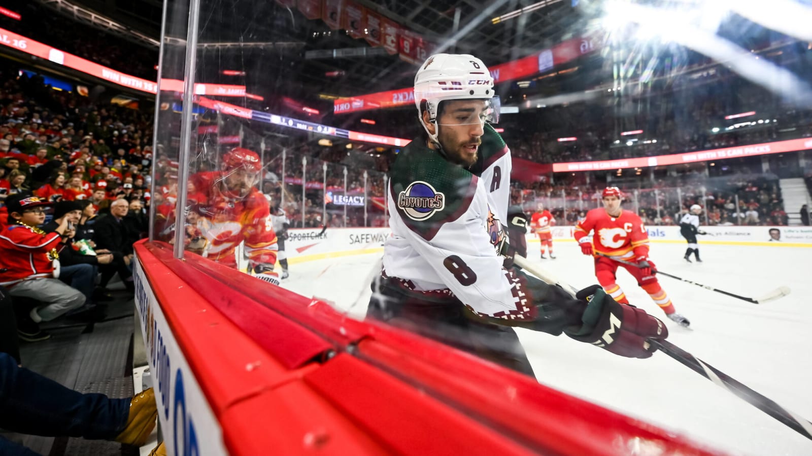 Nick Schmaltz out with injury for Coyotes vs. Canucks