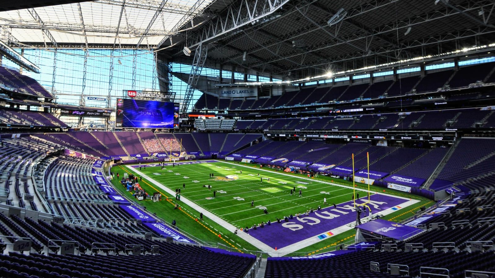 Report: Vikings won't allow fans for Lions game