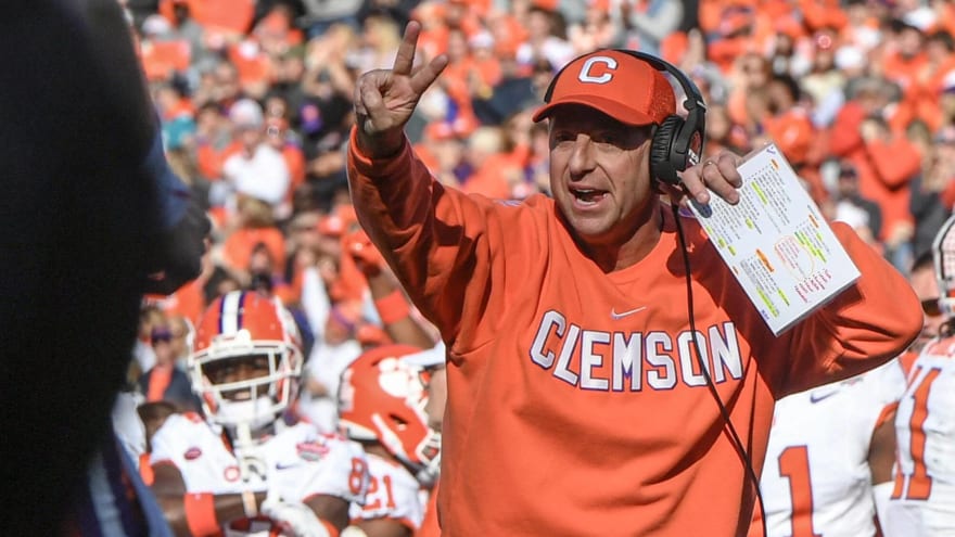 Clemson HC Dabo Swinney goes viral for incredibly cringe video where he appears to forget a recruit&#39;s name