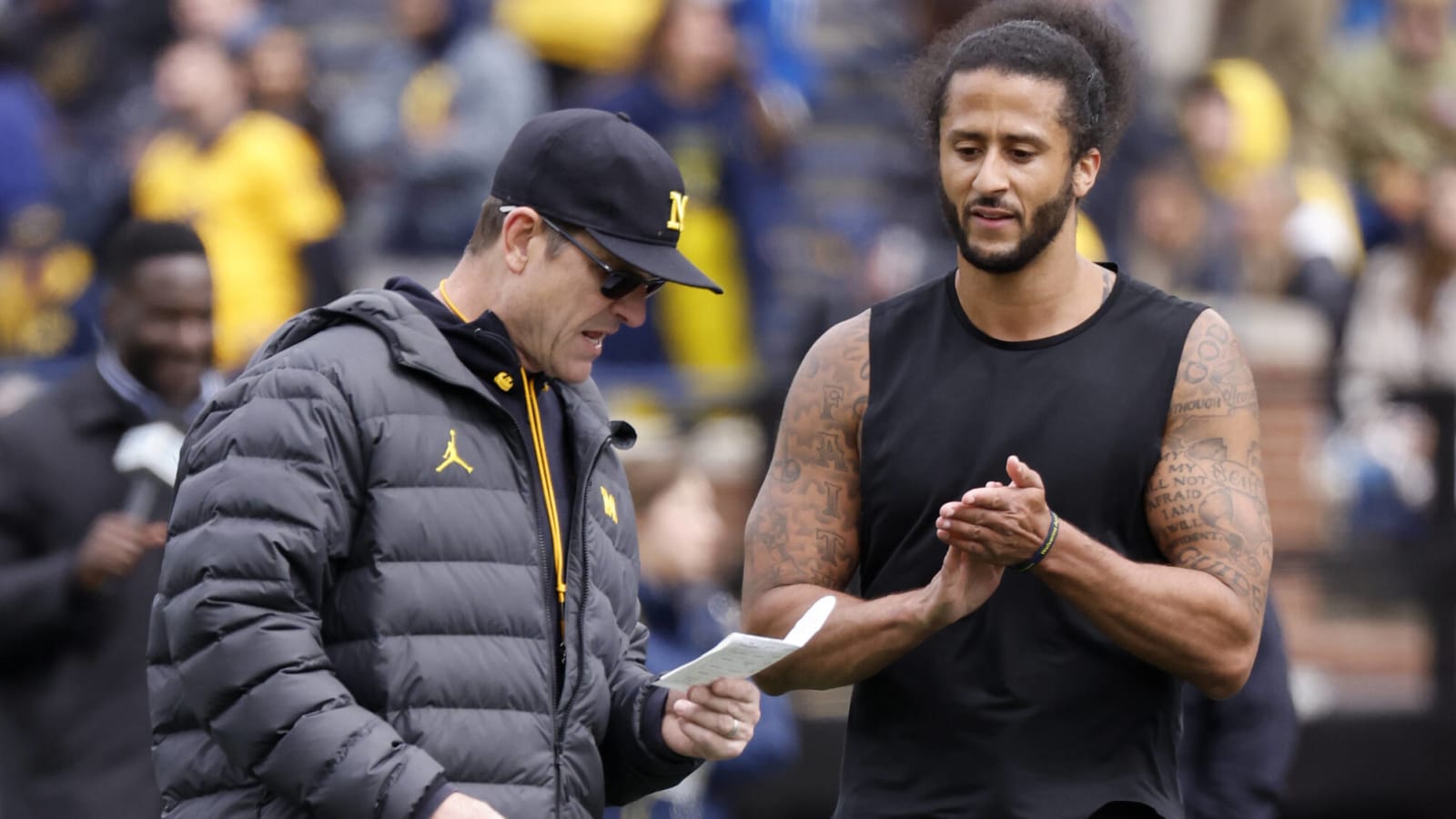 Colin Kaepernick endorses Jim Harbaugh's potential NFL return