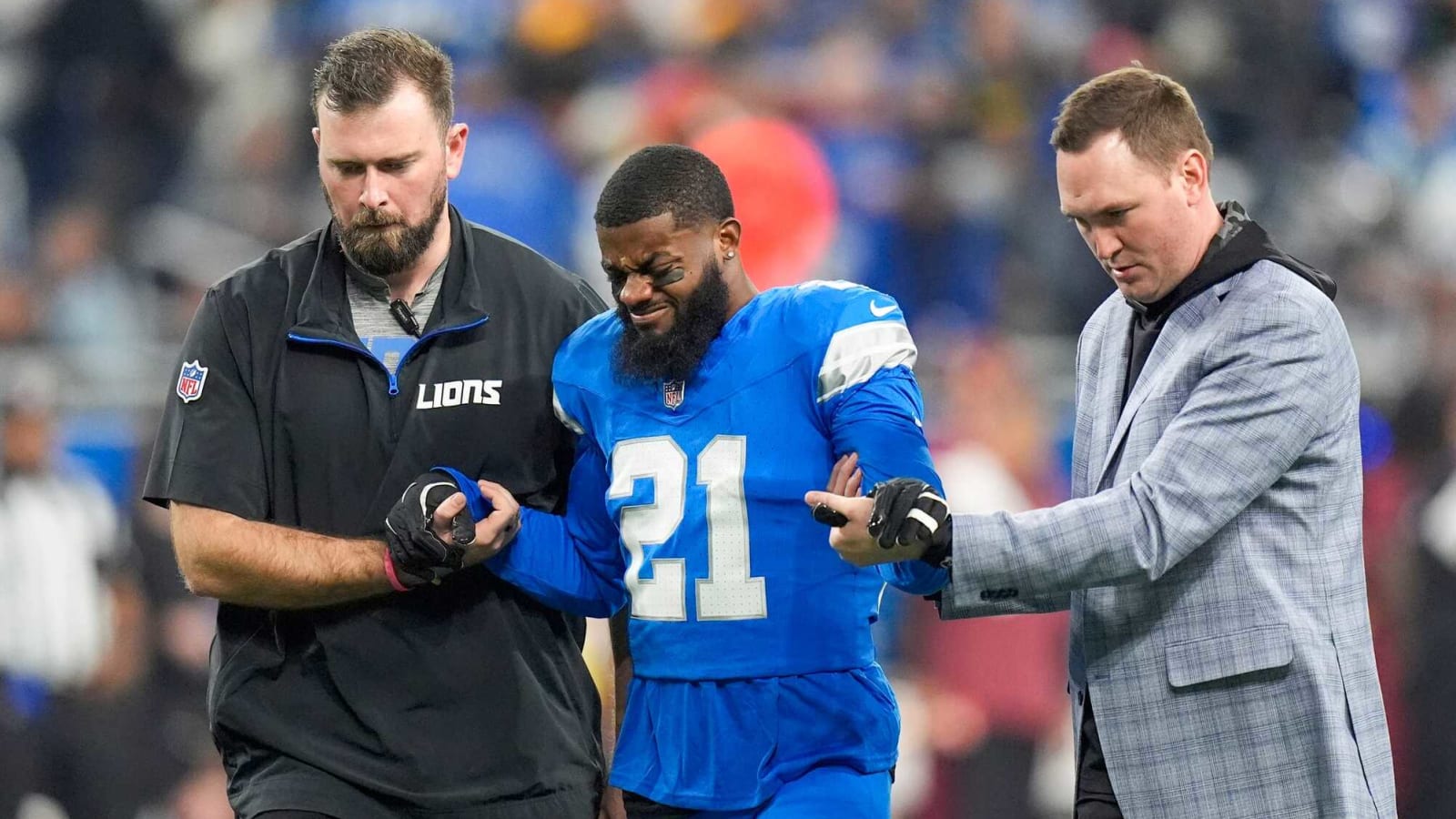 Amik Robertson injury update: Lions CB undergoes surgery for broken arm, per report