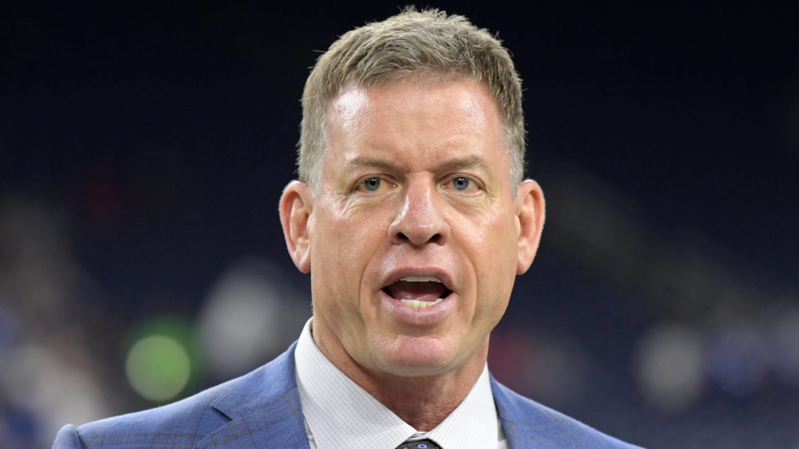 Troy Aikman addresses hot mic comments about pregame military flyover
