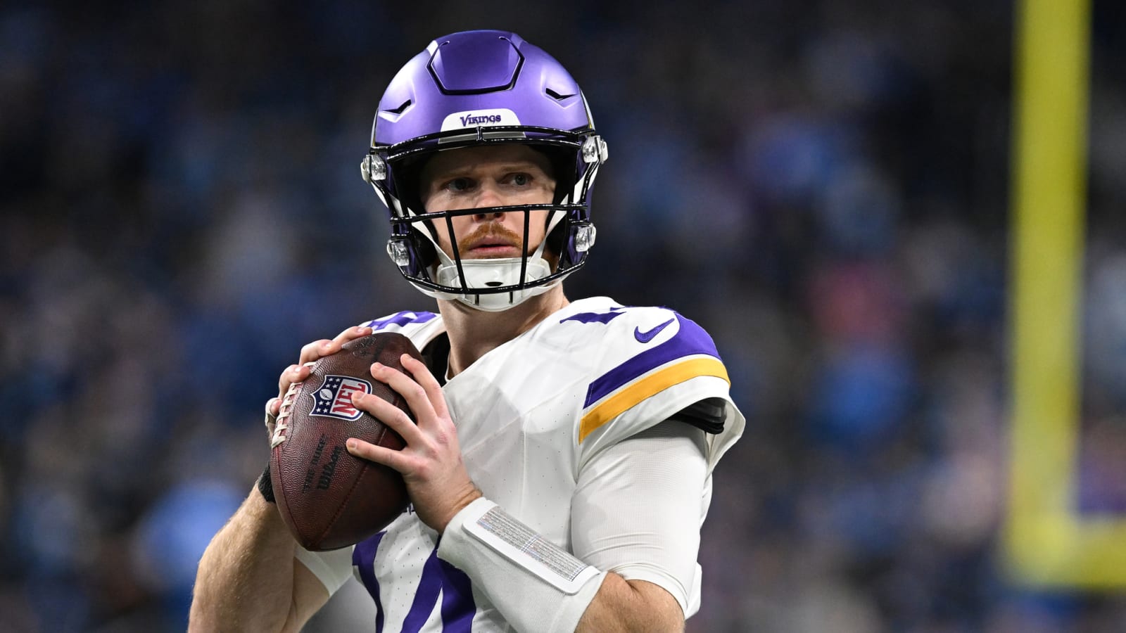 Vikings' Sam Darnold talks making first playoff start amid future uncertainty