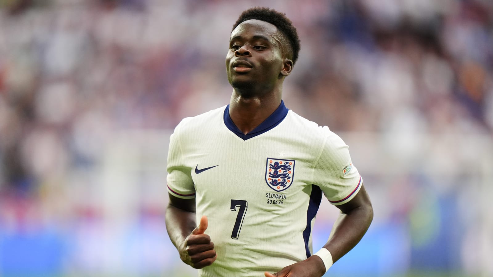 Bukayo Saka proved his critics wrong in full 120 minutes in England win over Slovakia