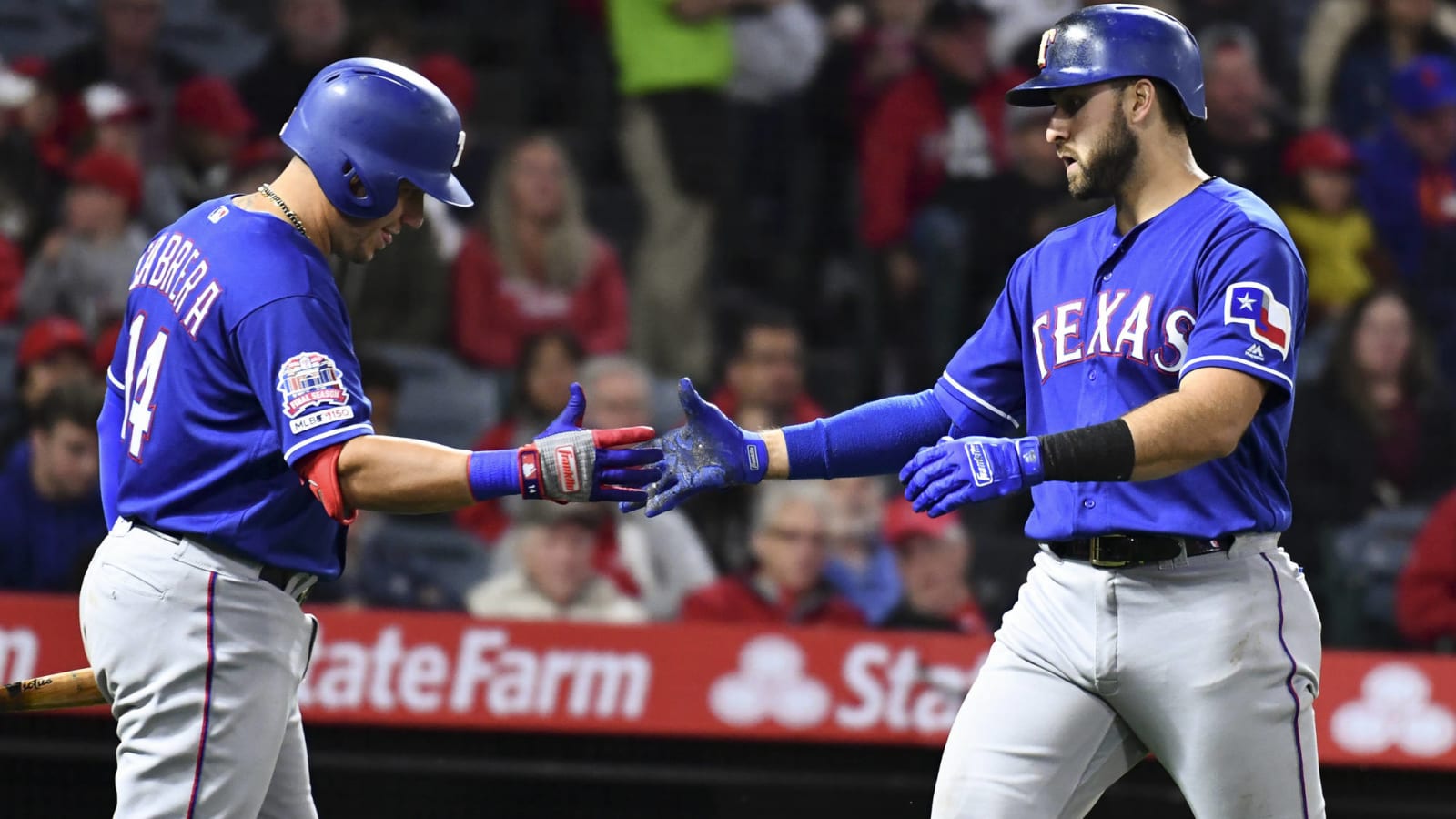 Rangers rookie Joey Gallo celebrates home run in interesting way