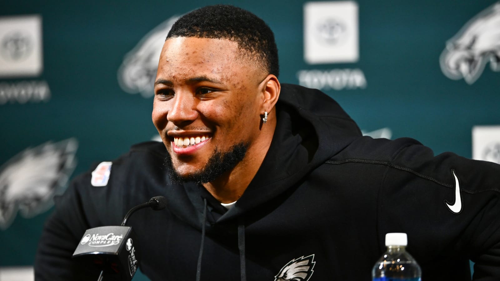 Eagles' Saquon Barkley discusses career outlook, injury history