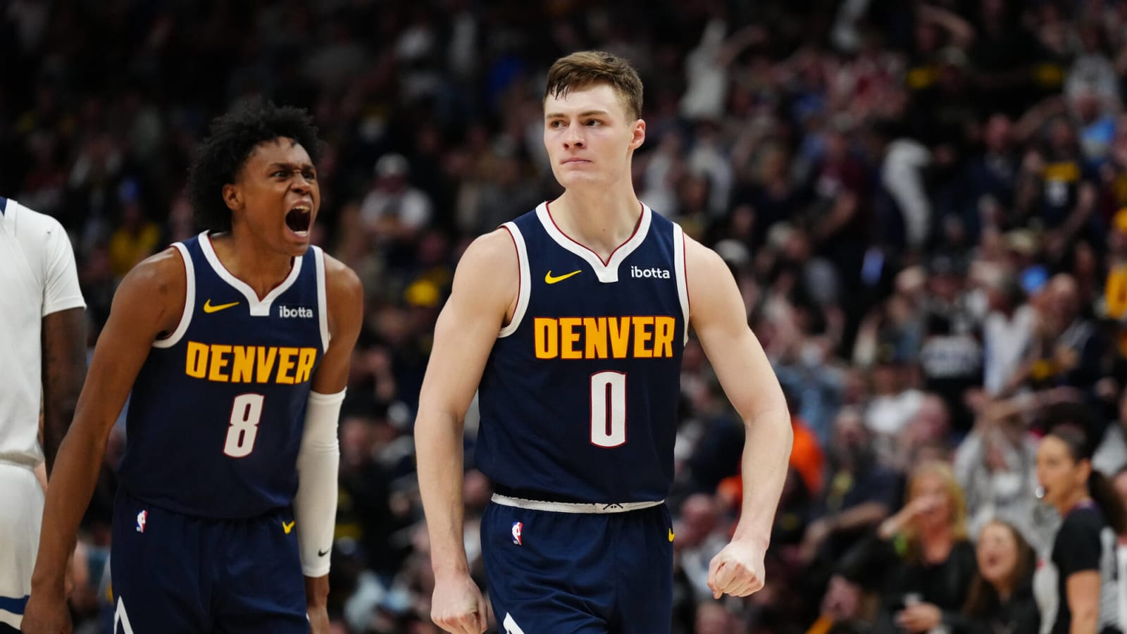 Watch: Nuggets reserves ice crucial win with dunks