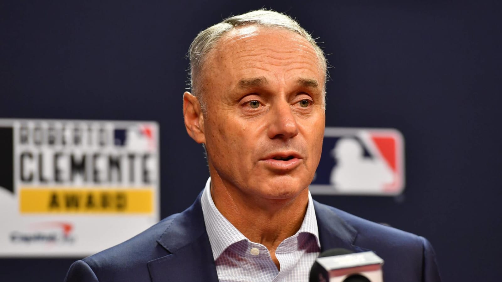 MLB's Rob Manfred addresses pitch clock concerns