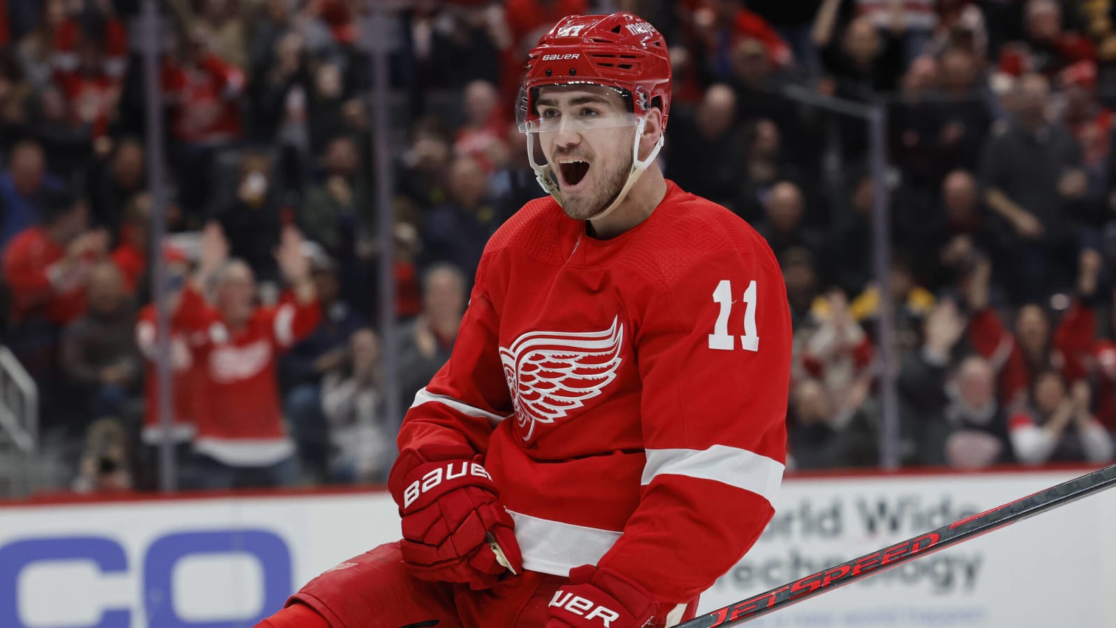 Red Wings’ Filip Zadina month-to-month with injury after blocking shot