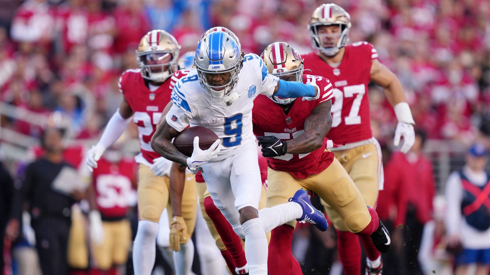 Watch: Lions speedster opens NFC title game with big TD run