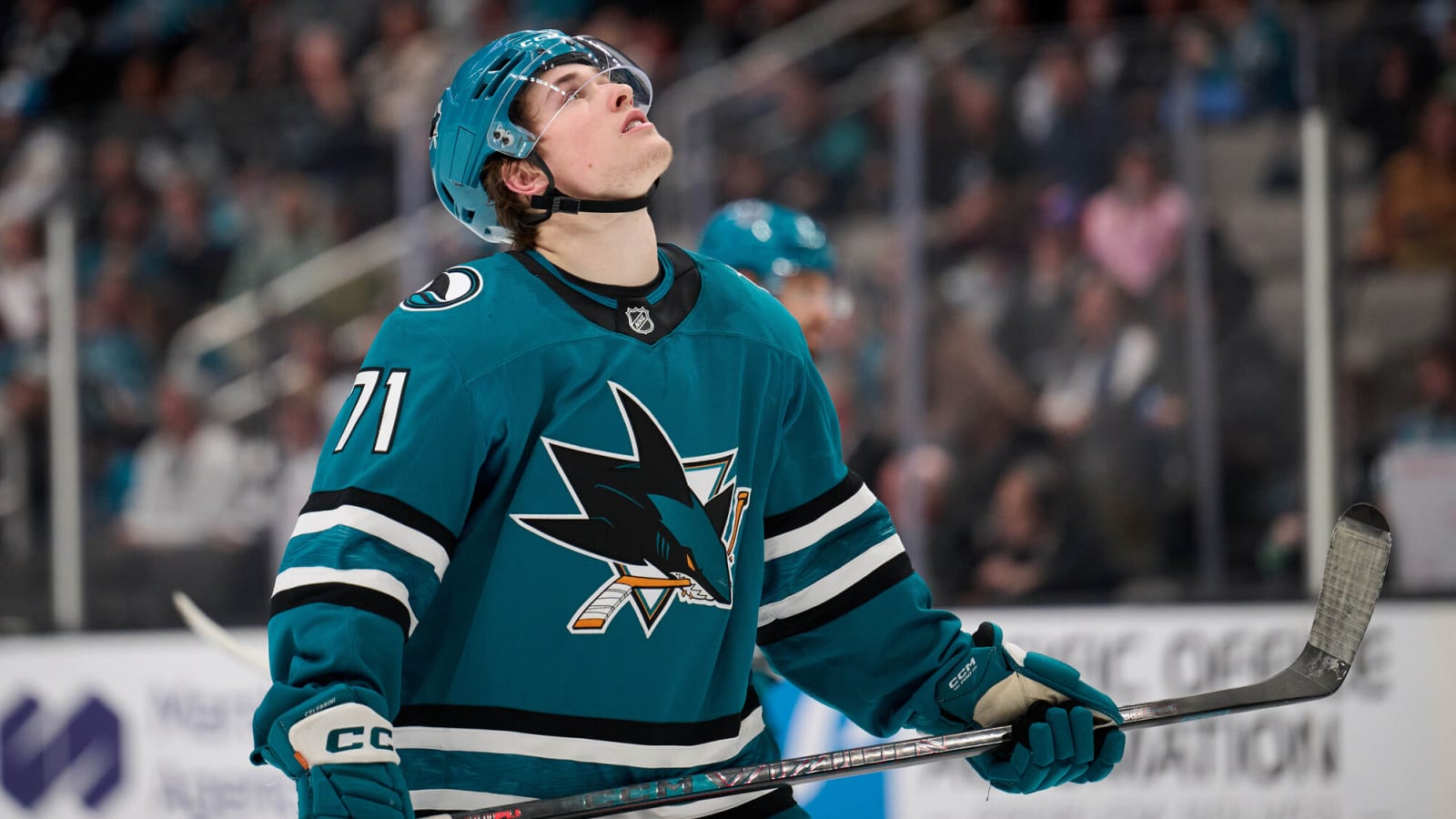 The Rangers’ bus scratched Celebrini’s car after the Sharks’ game last night