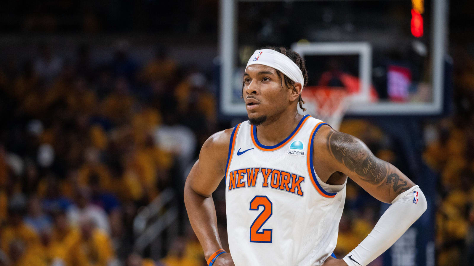 Can Knicks rising star make good on his goal to leave Pacers stars scoreless?