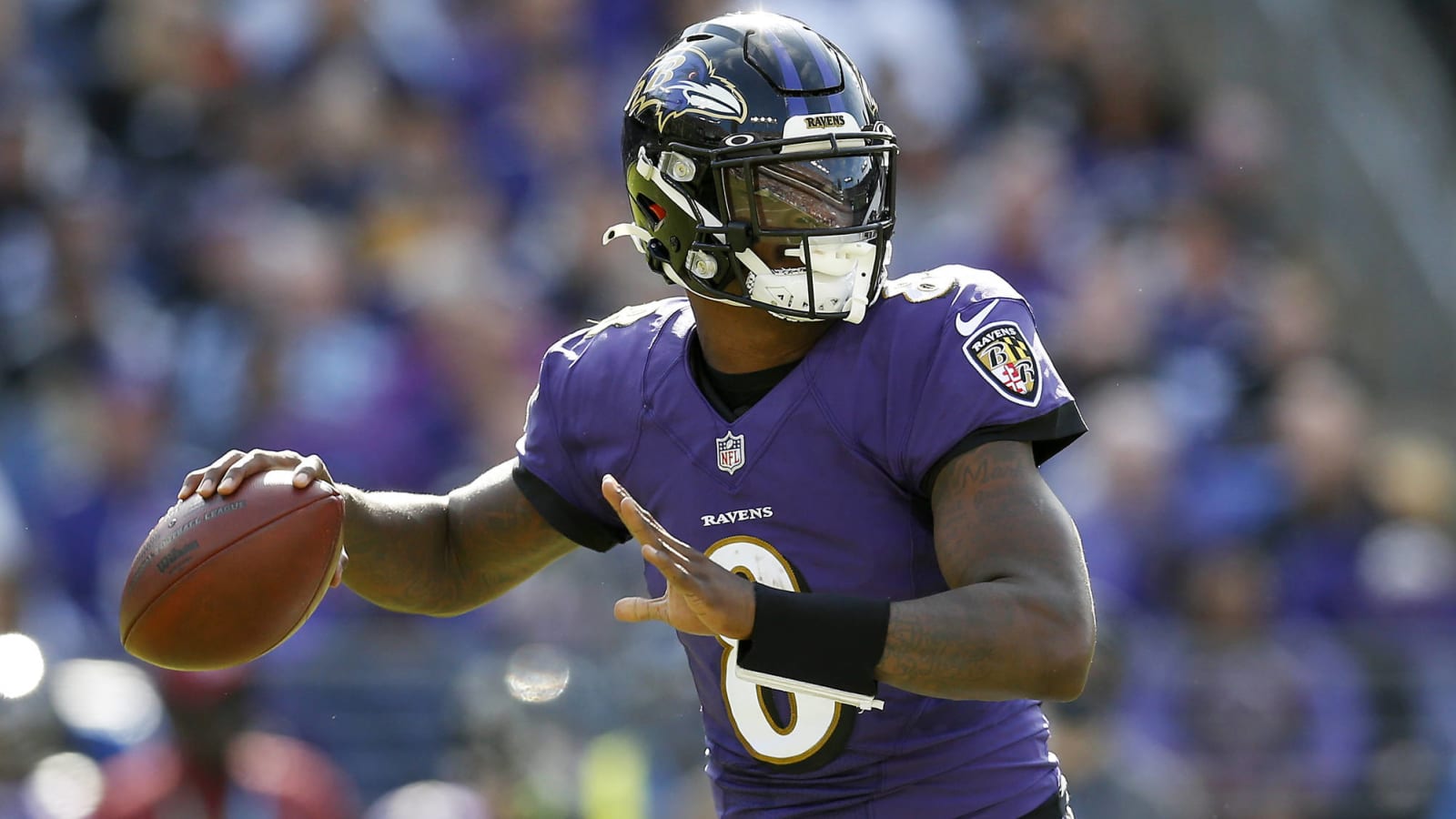 Lamar Jackson '120 percent' playing vs. Browns