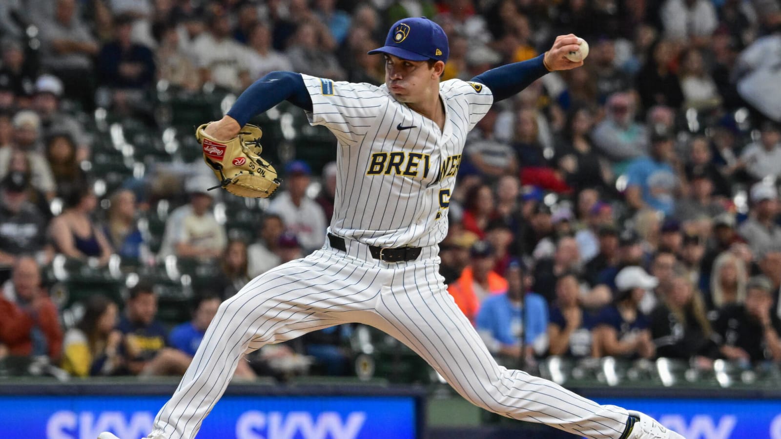 Brewers lose standout rookie starter to elbow injury