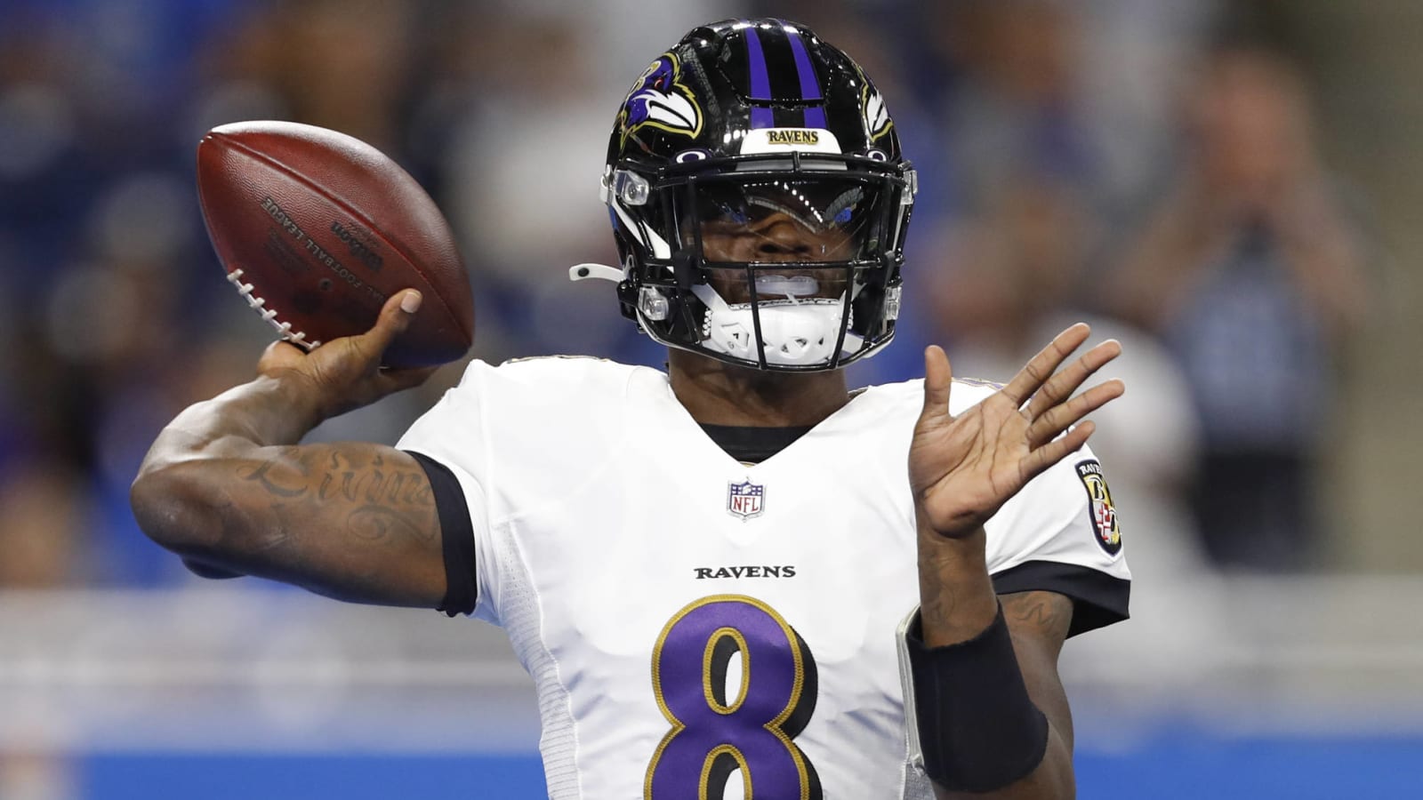 Ravens QB Lamar Jackson misses practice with illness