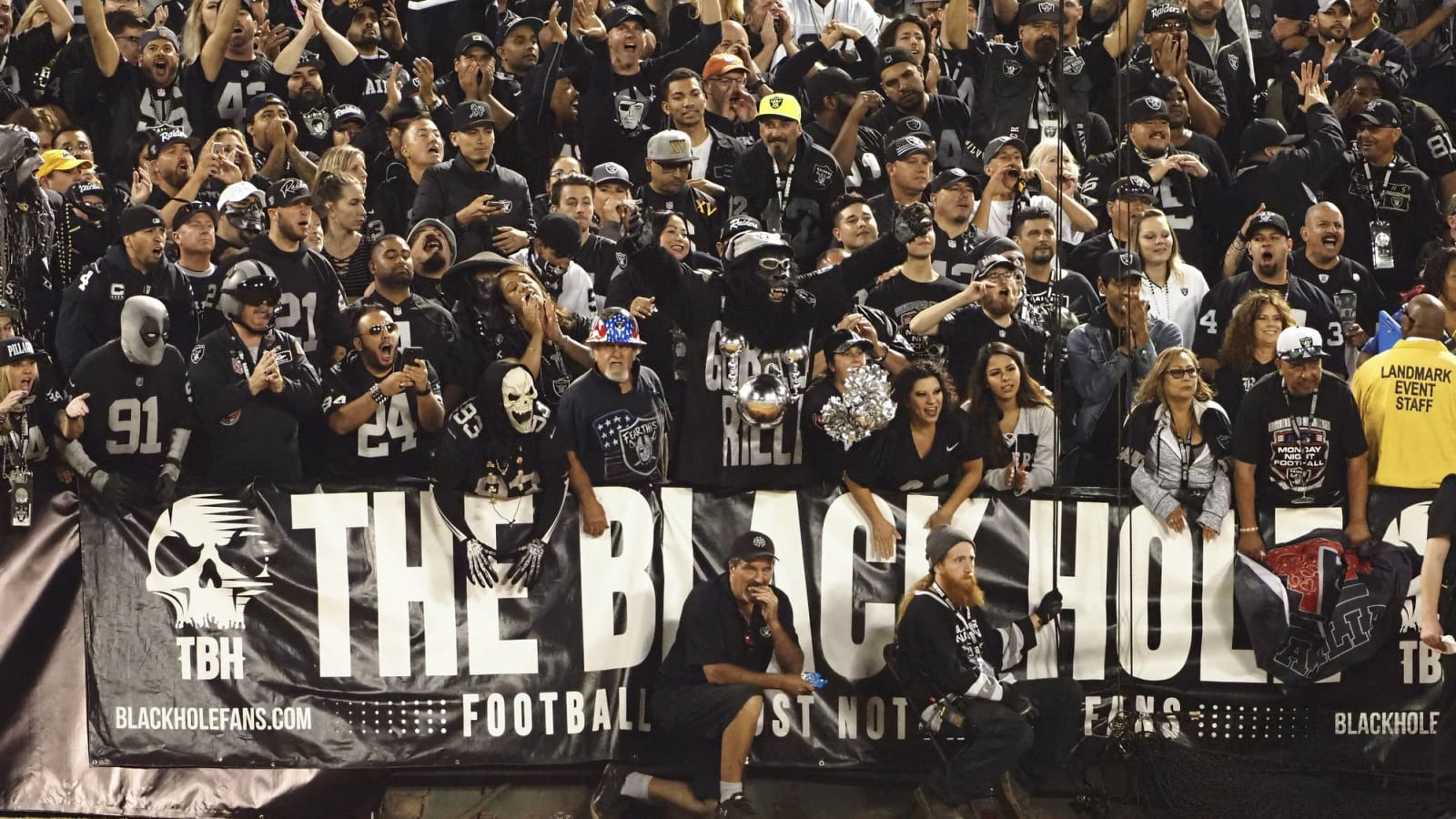 Raiders fans appear to be recreating ‘Black Hole’ in Las Vegas