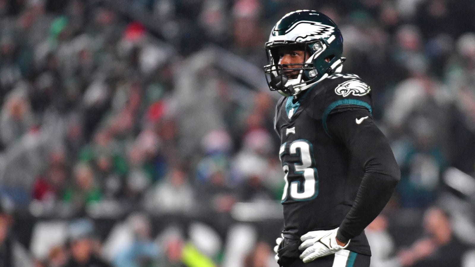 ‘Upset’ Shaquille Leonard refuses to answer if he sees himself back with Eagles next year 2 days before the Bucs wildcard game