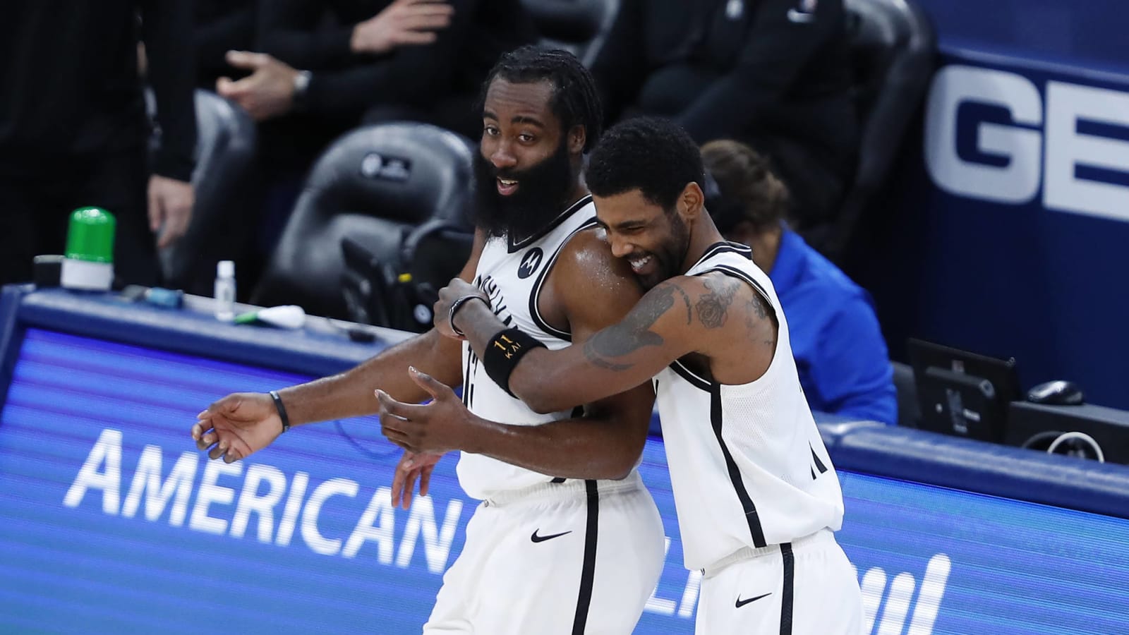 Kyrie Irving reacts to James Harden’s historic stat line